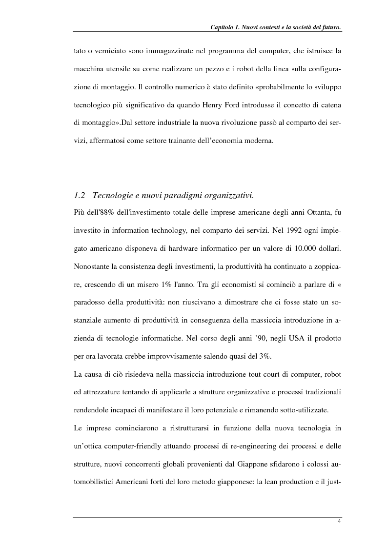 Anteprima della tesi: Nuove prospettive per il telelavoro: analisi dei principali progetti per la pubblica amministrazione, Pagina 9