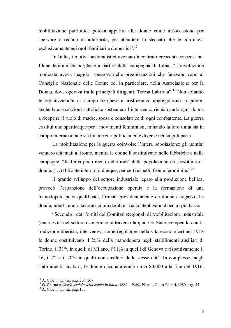 Anteprima della tesi: La figura della donna attraverso l'analisi di due riviste femminili del periodo fascista: Il Giornale delle Donne e La Donna, 1921-1935, Pagina 11