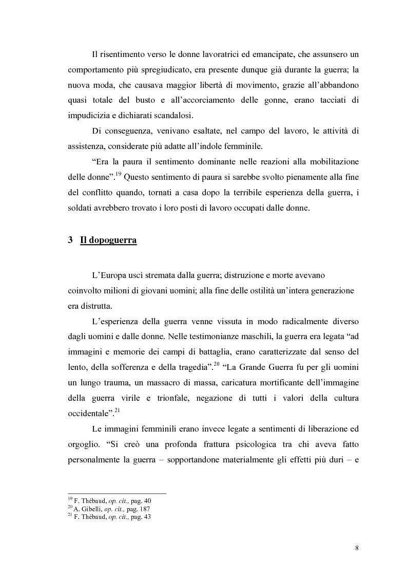 Anteprima della tesi: La figura della donna attraverso l'analisi di due riviste femminili del periodo fascista: Il Giornale delle Donne e La Donna, 1921-1935, Pagina 13