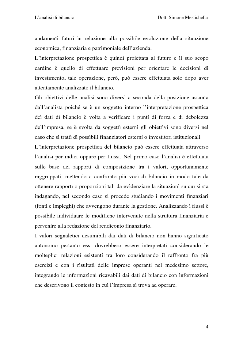 Anteprima della tesi: L'analisi di bilancio e il caso Cementir SpA, Pagina 2