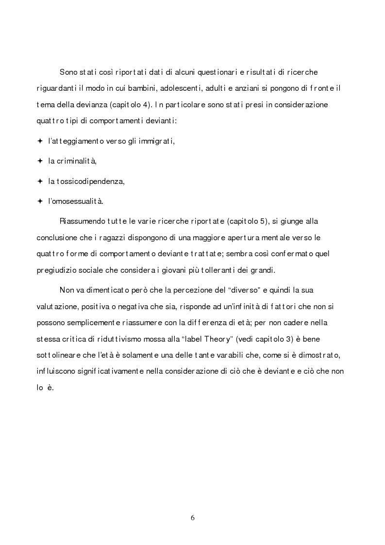 Anteprima della tesi: Il percorso evolutivo del concetto di devianza, Pagina 2