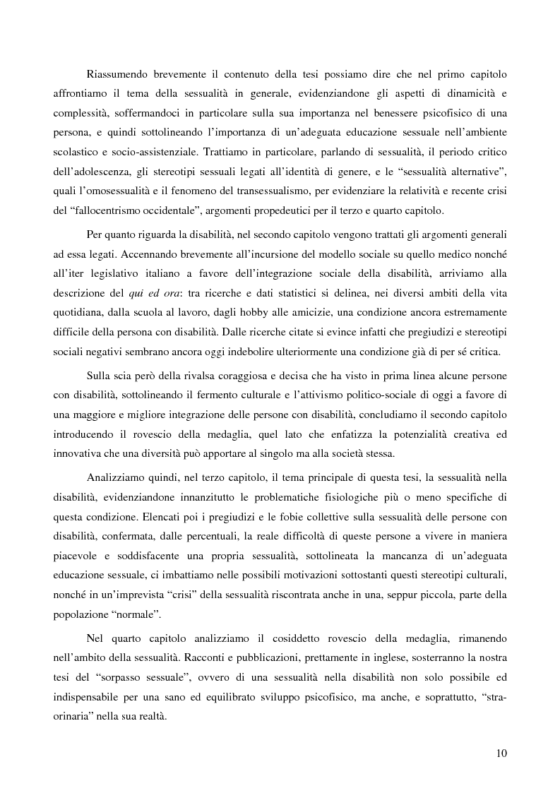 Anteprima della tesi: La ''stra-ordinarietà'' sessuale delle persone con disabilità, Pagina 3