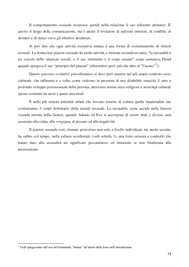 Anteprima della tesi: La ''stra-ordinarietà'' sessuale delle persone con disabilità, Pagina 7