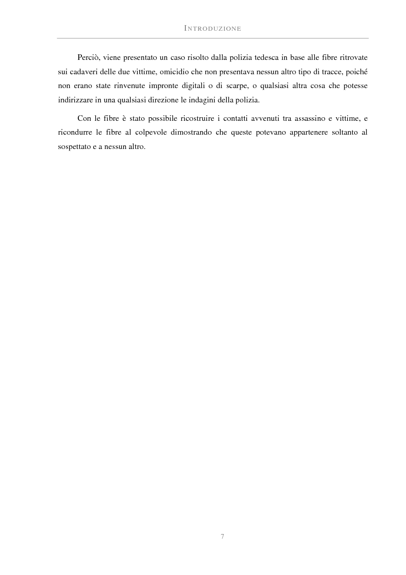 Anteprima della tesi: La perizia nel processo penale tedesco ed italiano. Una prova atipica: le fibre, Pagina 2