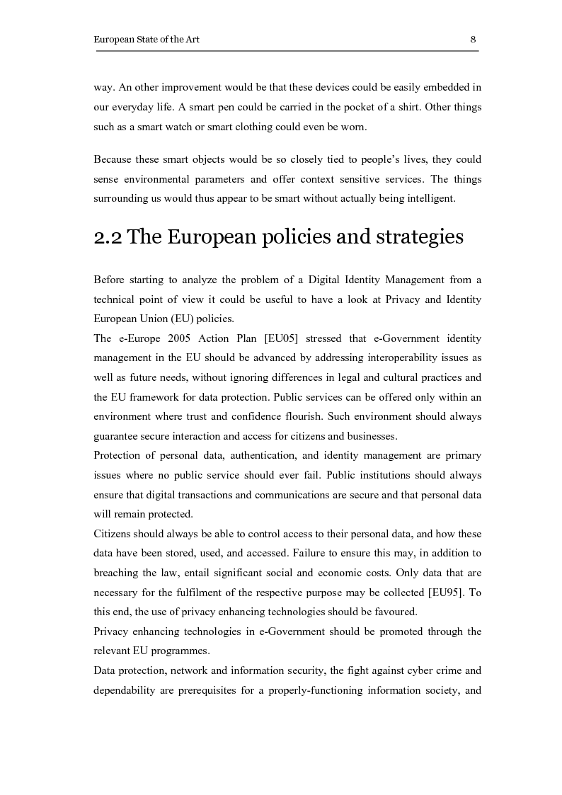 Anteprima della tesi: The eGovernment Digital Credentials, Pagina 8