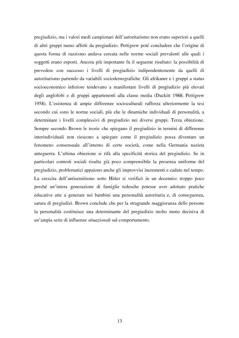Anteprima della tesi: Fede musulmana e pregiudizio nel bellunese, il ruolo dell'orientamento religioso, delle variabili di personalità e delle emozioni, Pagina 11