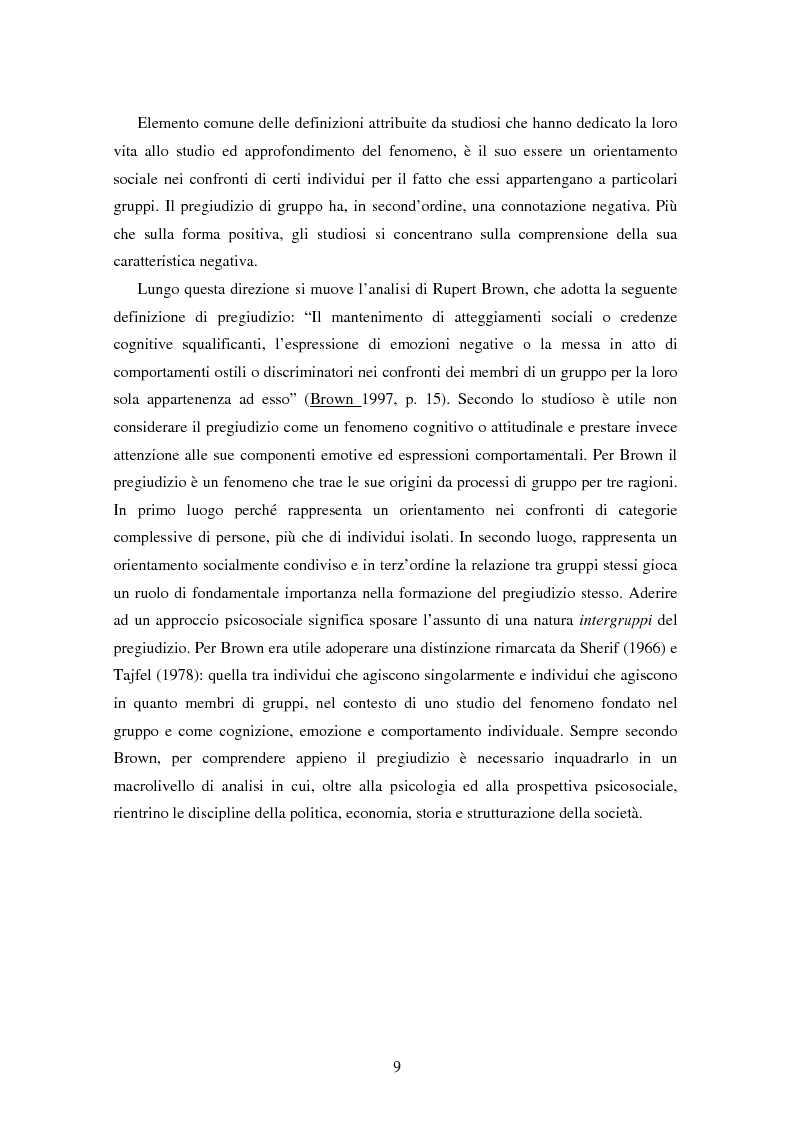 Anteprima della tesi: Fede musulmana e pregiudizio nel bellunese, il ruolo dell'orientamento religioso, delle variabili di personalità e delle emozioni, Pagina 7