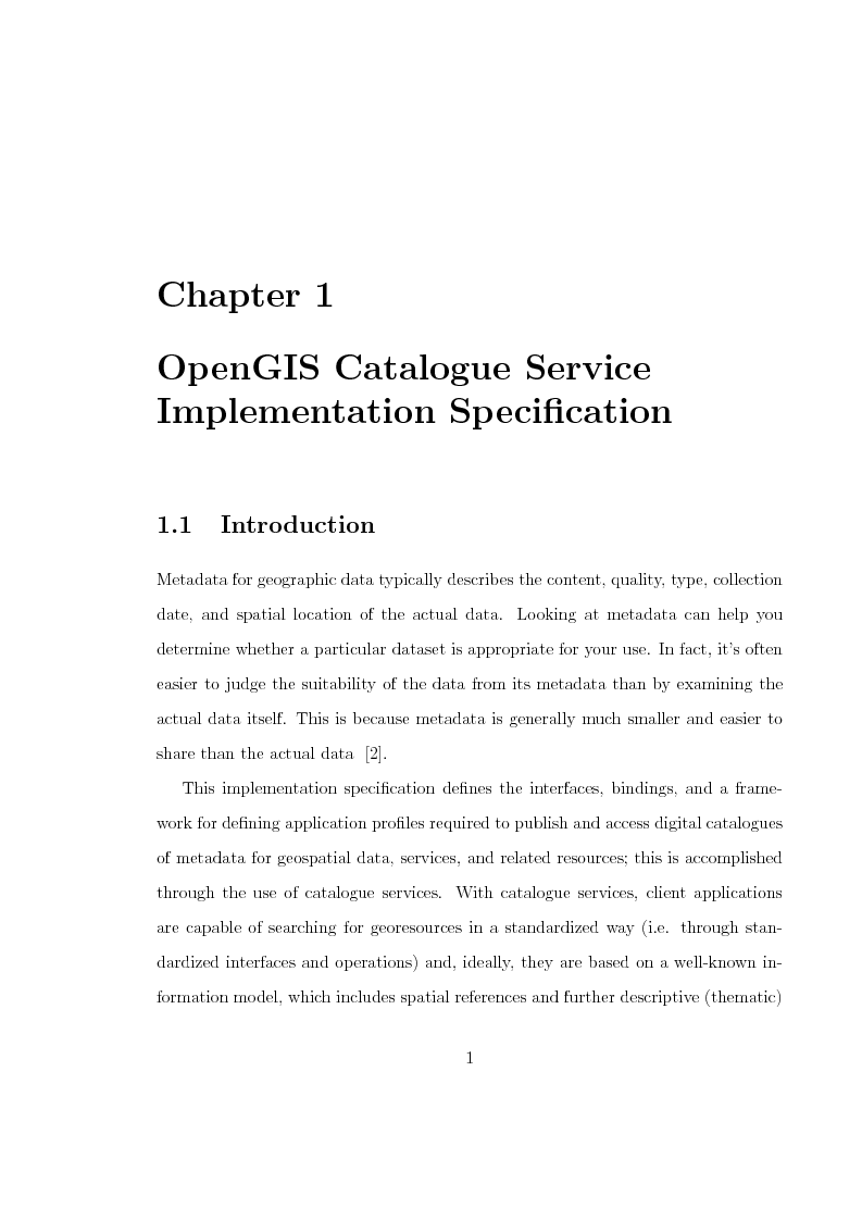 Anteprima della tesi: An analysis about standard conformance of some commercial GIS platforms, Pagina 2