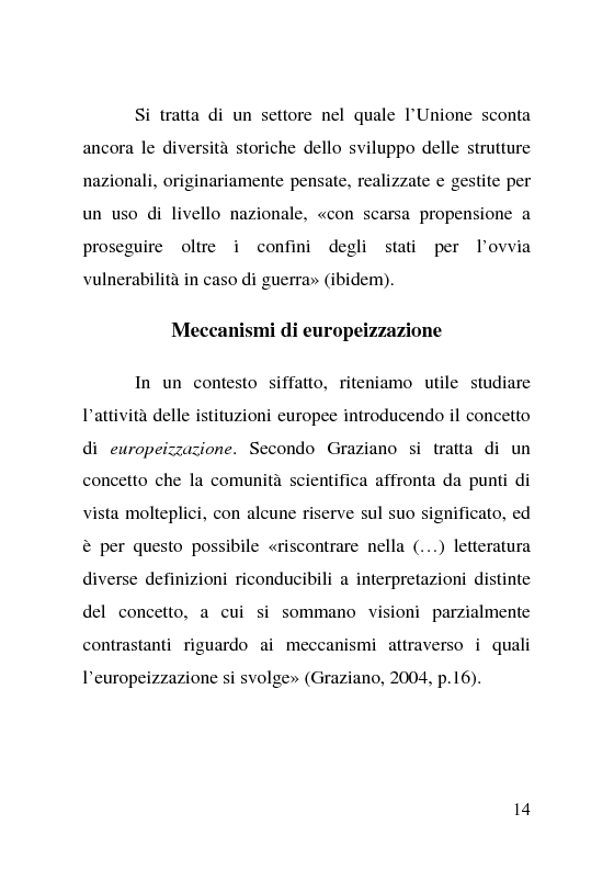 Anteprima della tesi: L'impatto delle politiche europee sulla riorganizzazione delle ferrovie italiane, Pagina 14