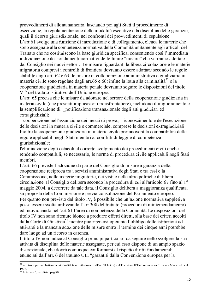 Anteprima della tesi: La politica comunitaria in materia di lavoro degli extracomunitari, Pagina 12