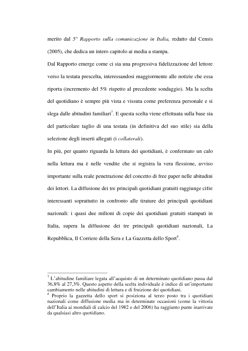 Anteprima della tesi: Le riviste periodiche a distribuzione gratuita, Pagina 10
