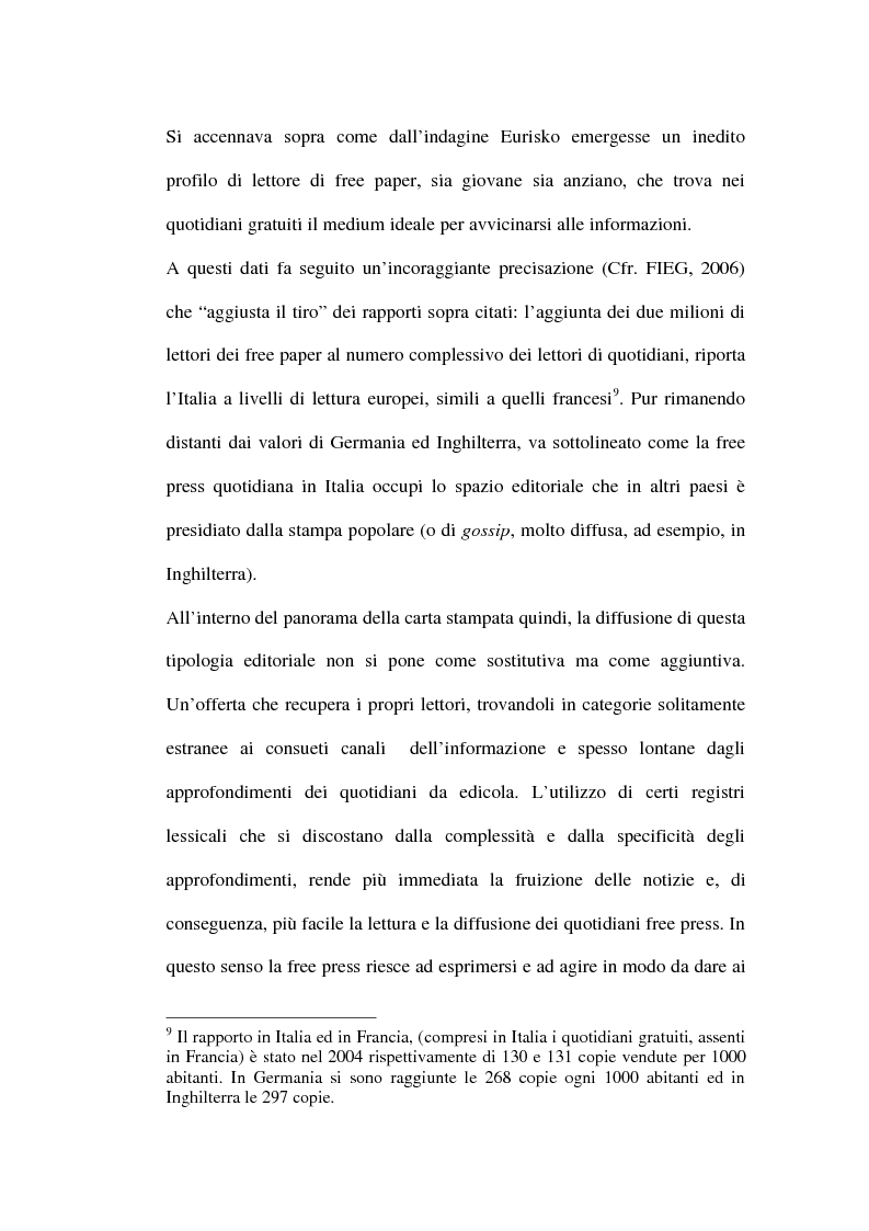 Anteprima della tesi: Le riviste periodiche a distribuzione gratuita, Pagina 11