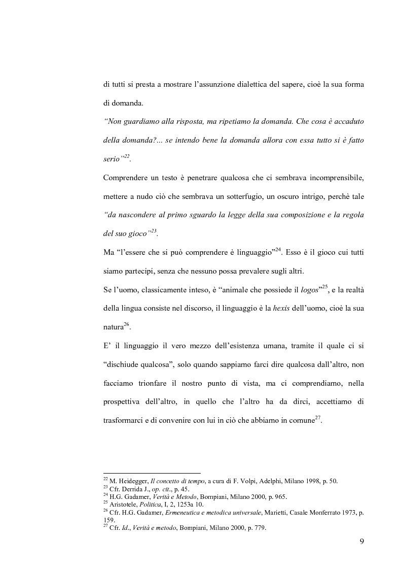 Anteprima della tesi: Forma dialogica e dialettica nel Fedro, Pagina 9