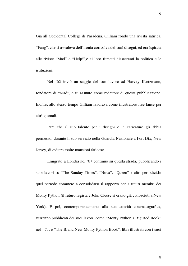 Anteprima della tesi: Il cinema di Terry Gilliam: isotopie dell' "altrove" e analisi di "Brazil", Pagina 8