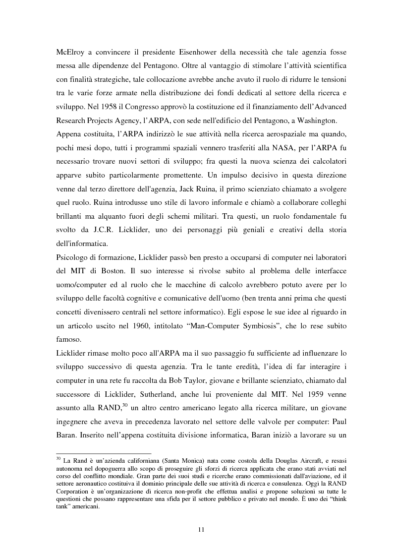 Anteprima della tesi: La sicurezza del cyberspazio: analisi e considerazioni, Pagina 11