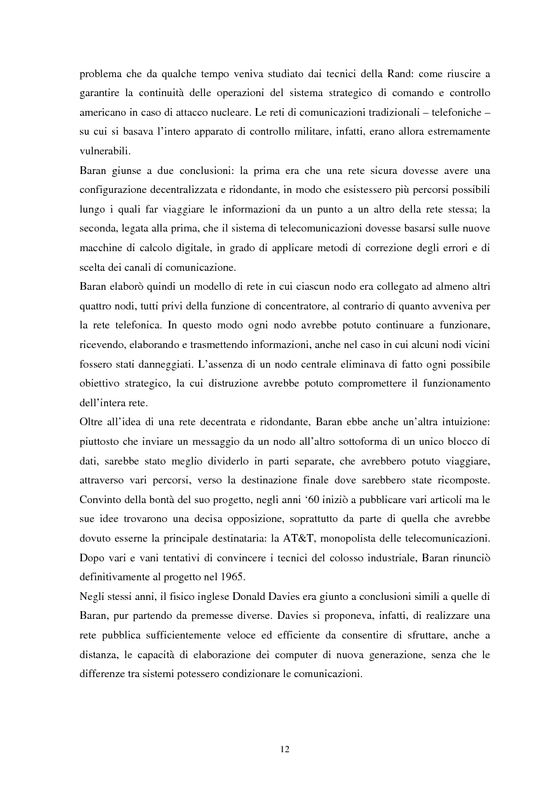 Anteprima della tesi: La sicurezza del cyberspazio: analisi e considerazioni, Pagina 12
