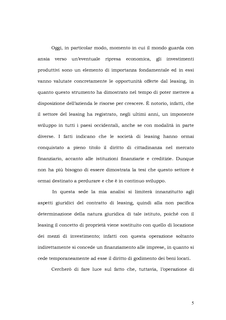 Anteprima della tesi: Il leasing in agricoltura, Pagina 2