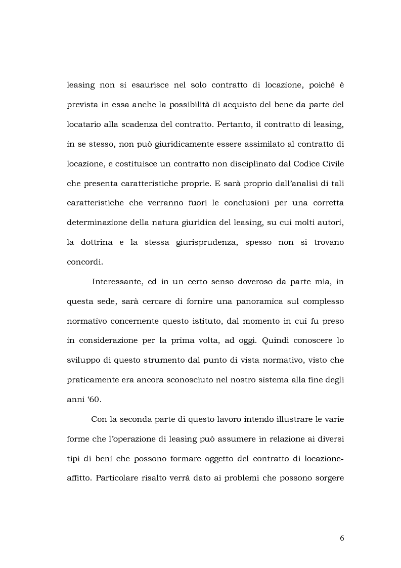 Anteprima della tesi: Il leasing in agricoltura, Pagina 3