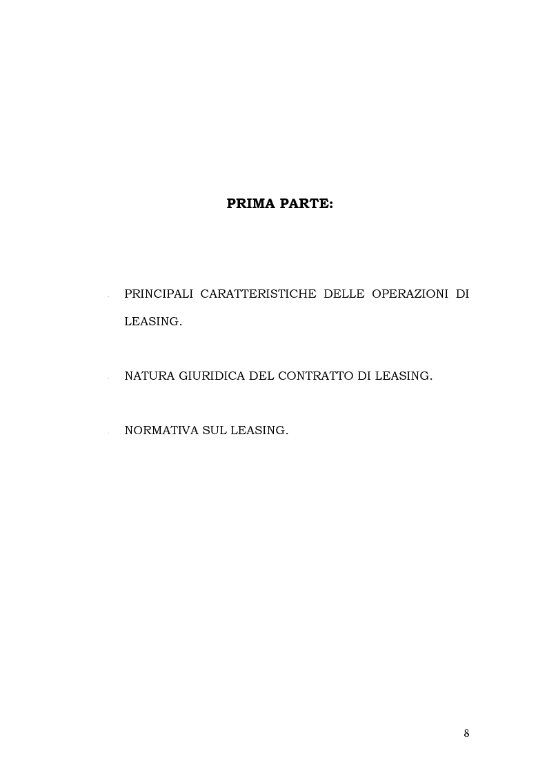 Anteprima della tesi: Il leasing in agricoltura, Pagina 5