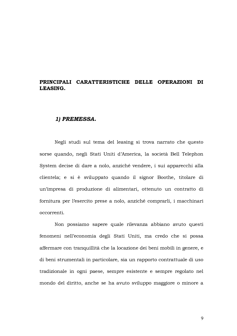 Anteprima della tesi: Il leasing in agricoltura, Pagina 6
