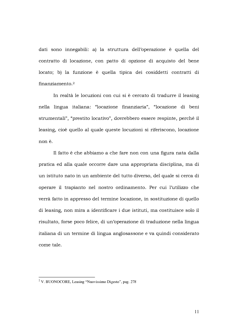 Anteprima della tesi: Il leasing in agricoltura, Pagina 8