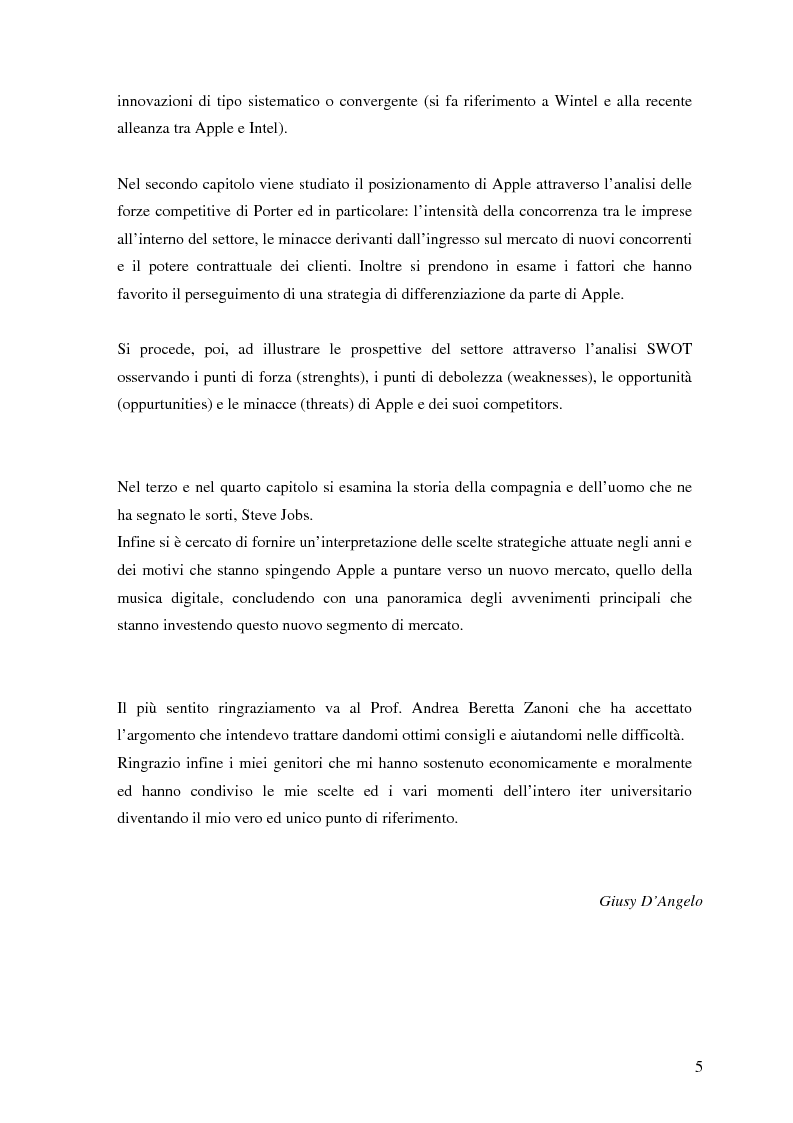 Anteprima della tesi: L'evoluzione della strategia di Apple Computer, Pagina 2
