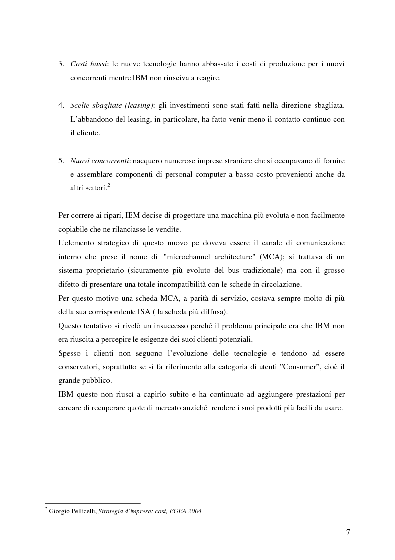 Anteprima della tesi: L'evoluzione della strategia di Apple Computer, Pagina 4