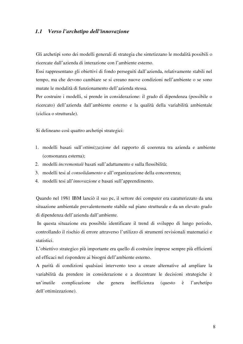 Anteprima della tesi: L'evoluzione della strategia di Apple Computer, Pagina 5