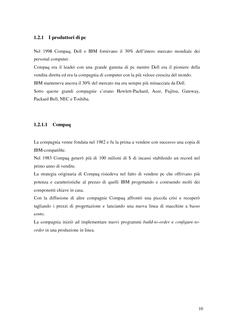 Anteprima della tesi: L'evoluzione della strategia di Apple Computer, Pagina 7