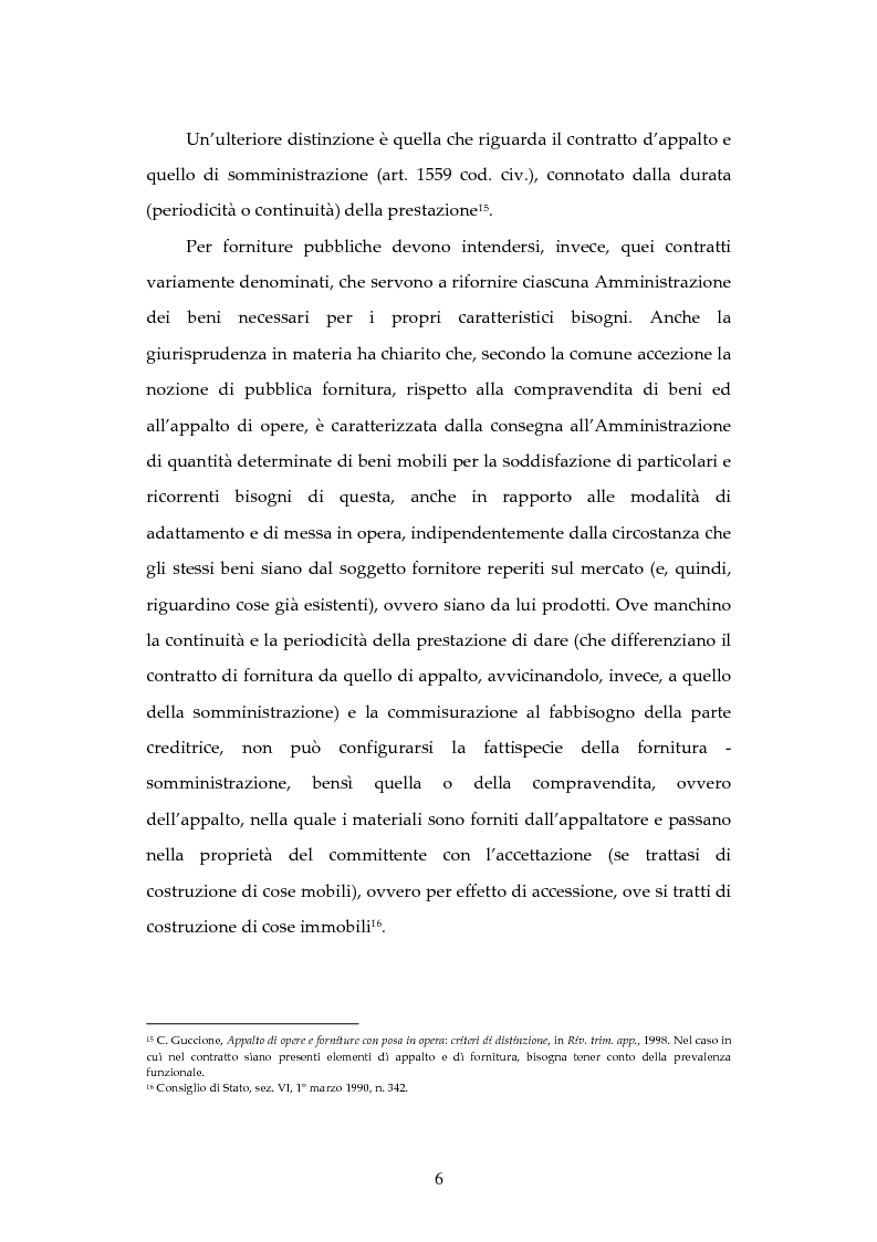 Anteprima della tesi: L'attività contrattuale per l'approvvigionamento di beni e servizi nell'amministrazione militare alla luce del nuovo codice dei contratti pubblici (D. Lgs. 163/2006), Pagina 6