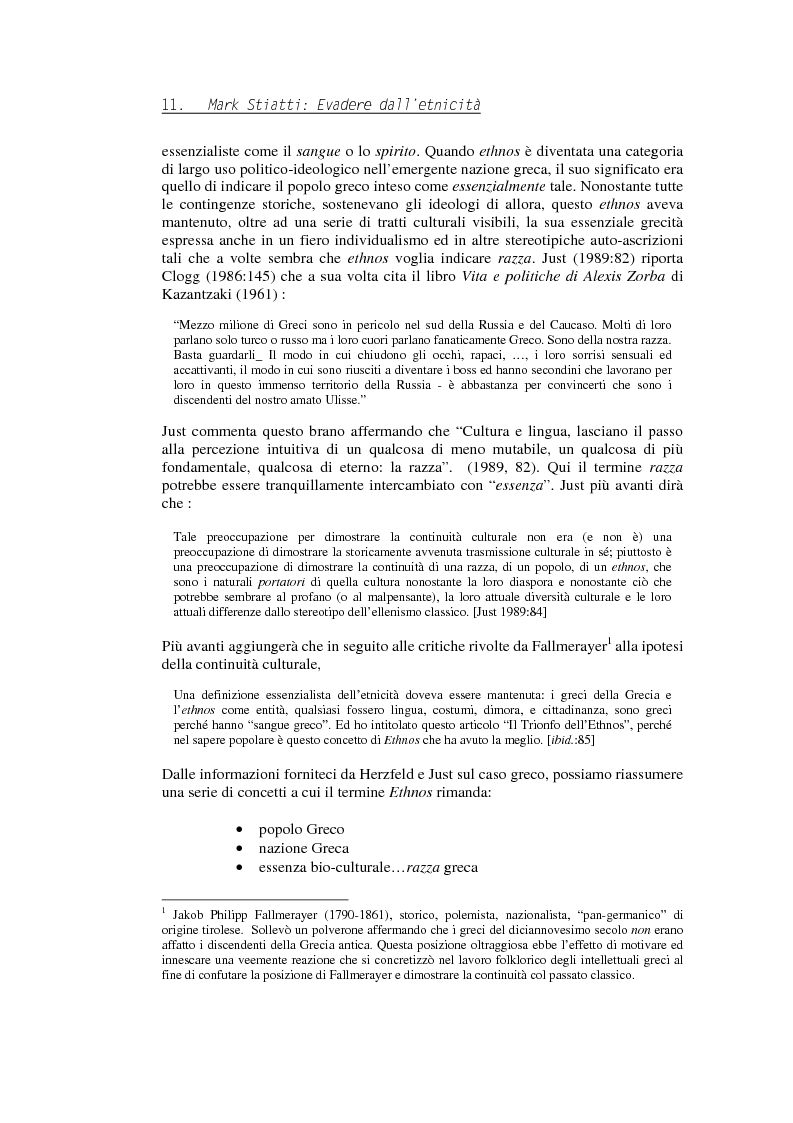 Anteprima della tesi: Evadere dall'Etnicità. Analisi e critica di una categoria dell'antropologia., Pagina 11
