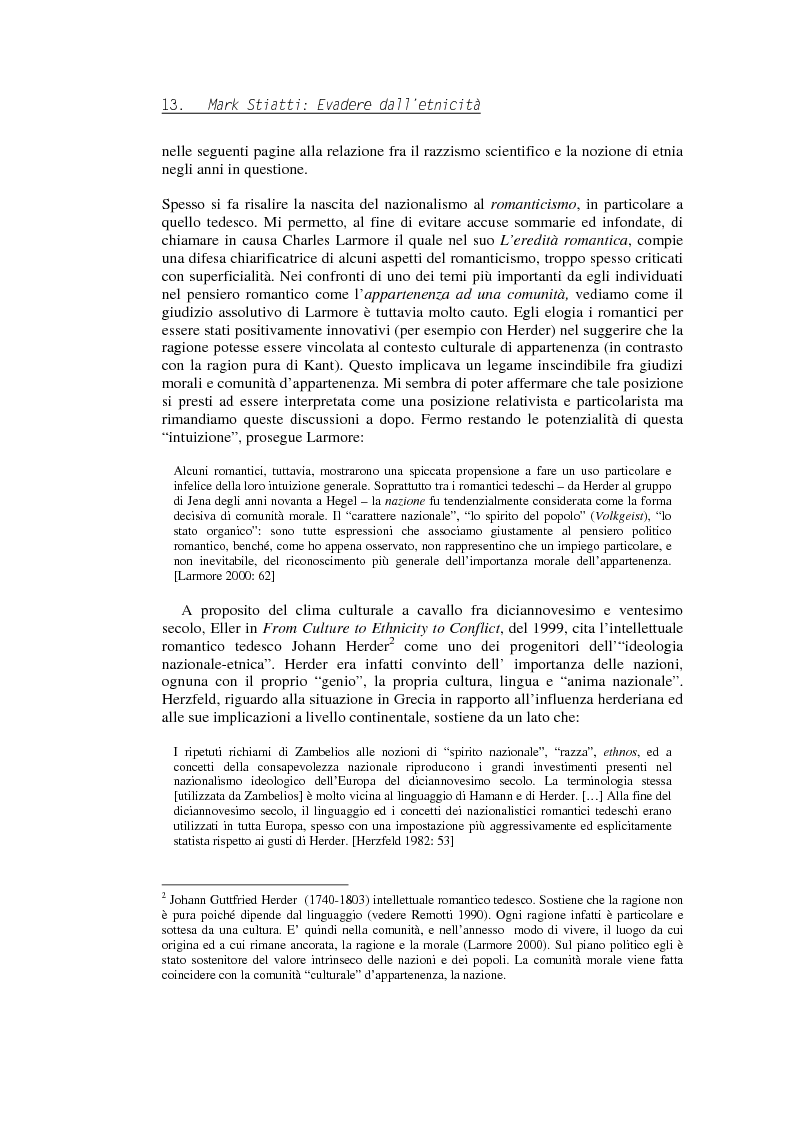 Anteprima della tesi: Evadere dall'Etnicità. Analisi e critica di una categoria dell'antropologia., Pagina 13