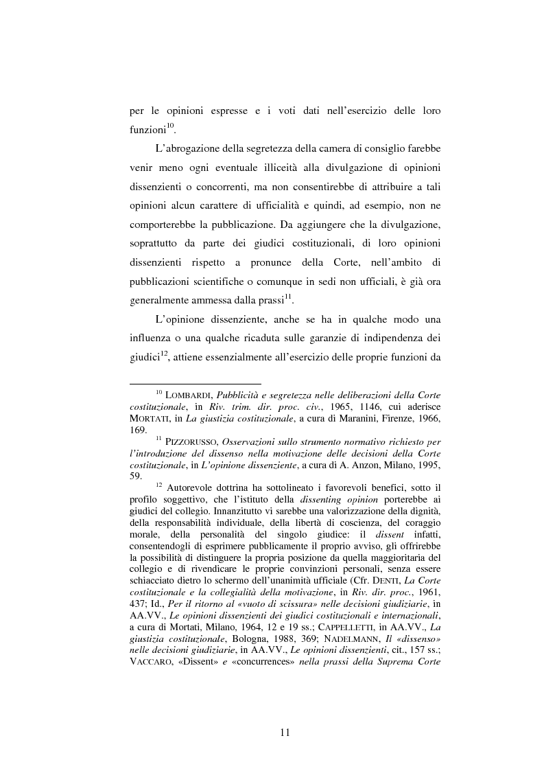 Anteprima della tesi: Dissenso e processo penale con giuria. Il ruolo del giudice dissenziente nel sistema processuale interno e di common law, Pagina 11