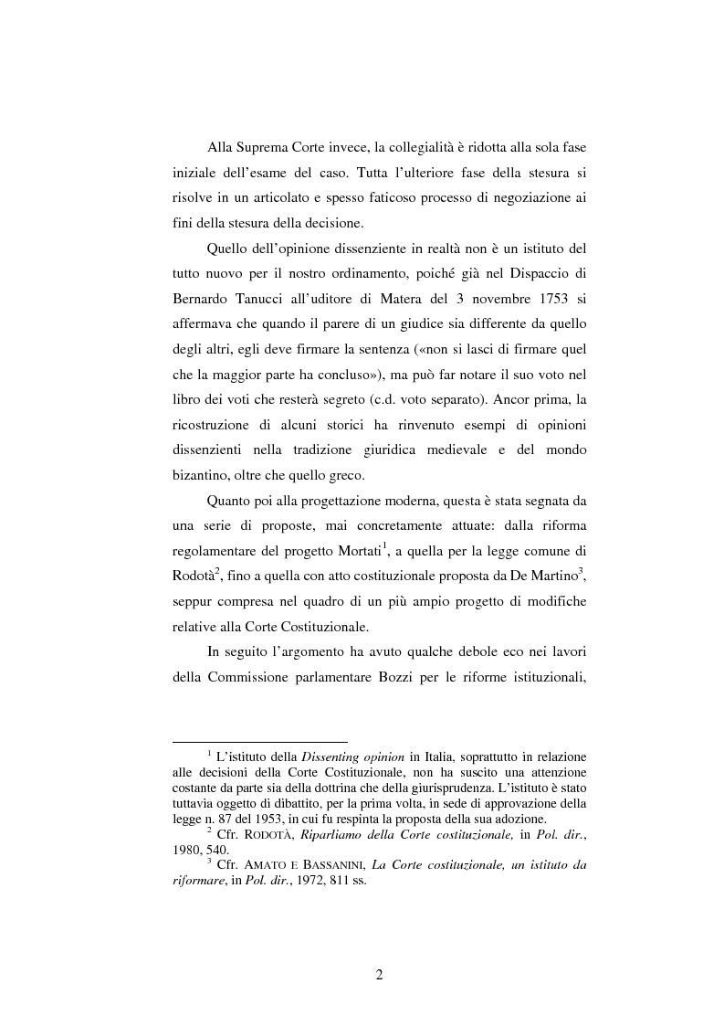 Anteprima della tesi: Dissenso e processo penale con giuria. Il ruolo del giudice dissenziente nel sistema processuale interno e di common law, Pagina 2