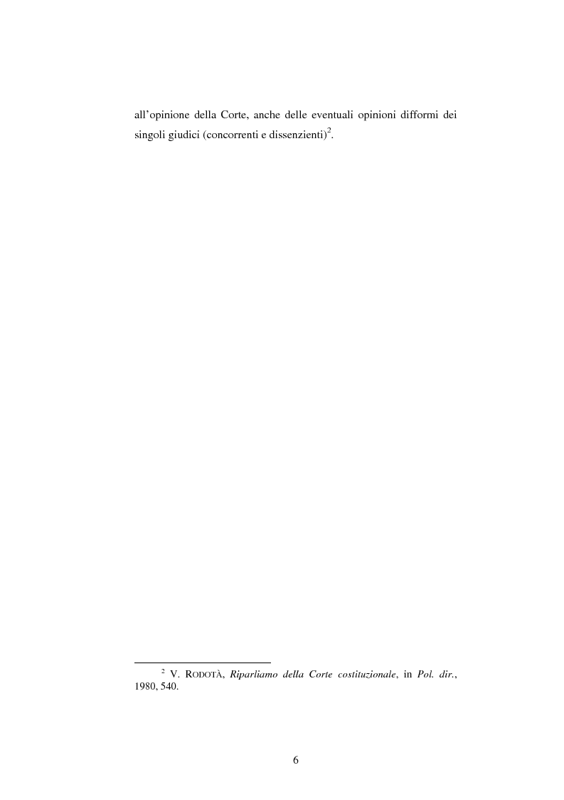 Anteprima della tesi: Dissenso e processo penale con giuria. Il ruolo del giudice dissenziente nel sistema processuale interno e di common law, Pagina 6