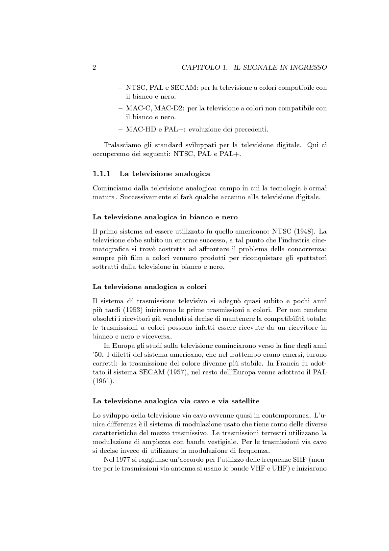 Anteprima della tesi: Ricevitore televisivo numerico., Pagina 10
