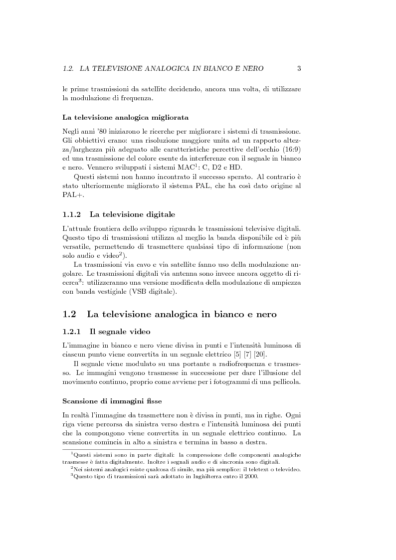 Anteprima della tesi: Ricevitore televisivo numerico., Pagina 11