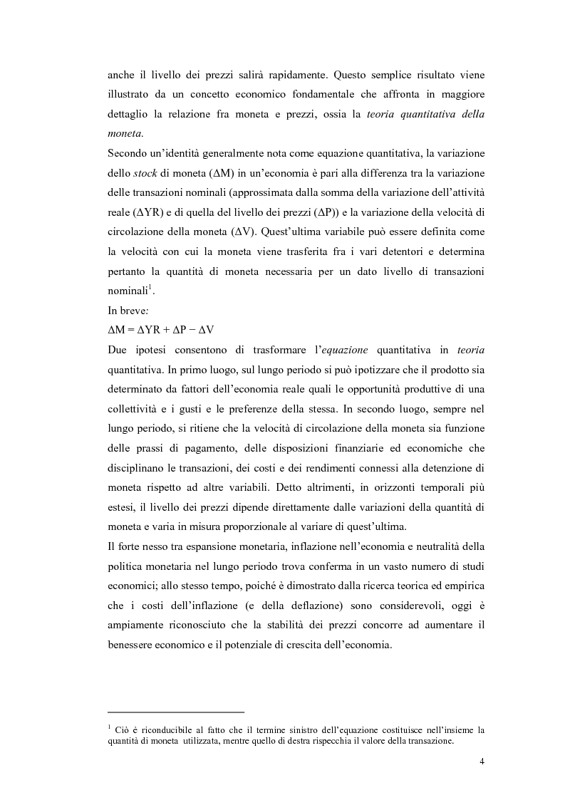 Anteprima della tesi: Il ruolo della politica monetaria nel G3, Pagina 2