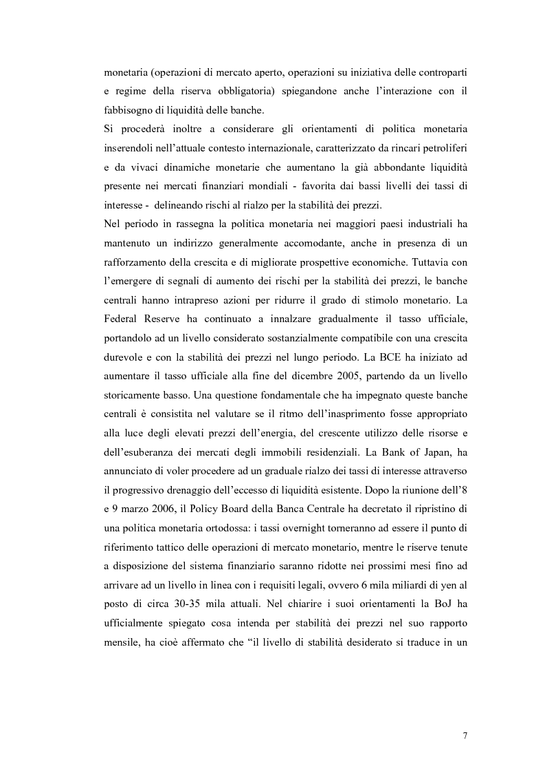 Anteprima della tesi: Il ruolo della politica monetaria nel G3, Pagina 5