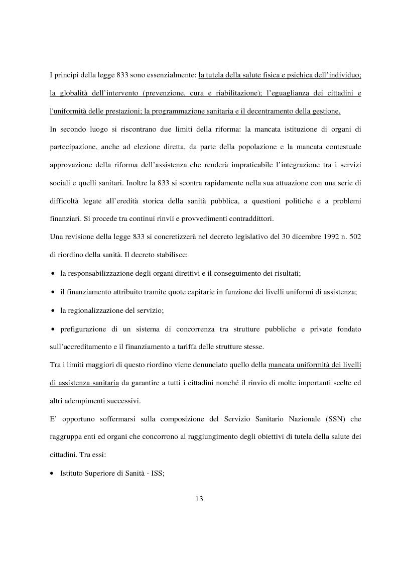 Anteprima della tesi: La Pianificazione Sanitaria in Emilia Romagna: I Piani per la salute e la priorità della sicurezza stradale, Pagina 10