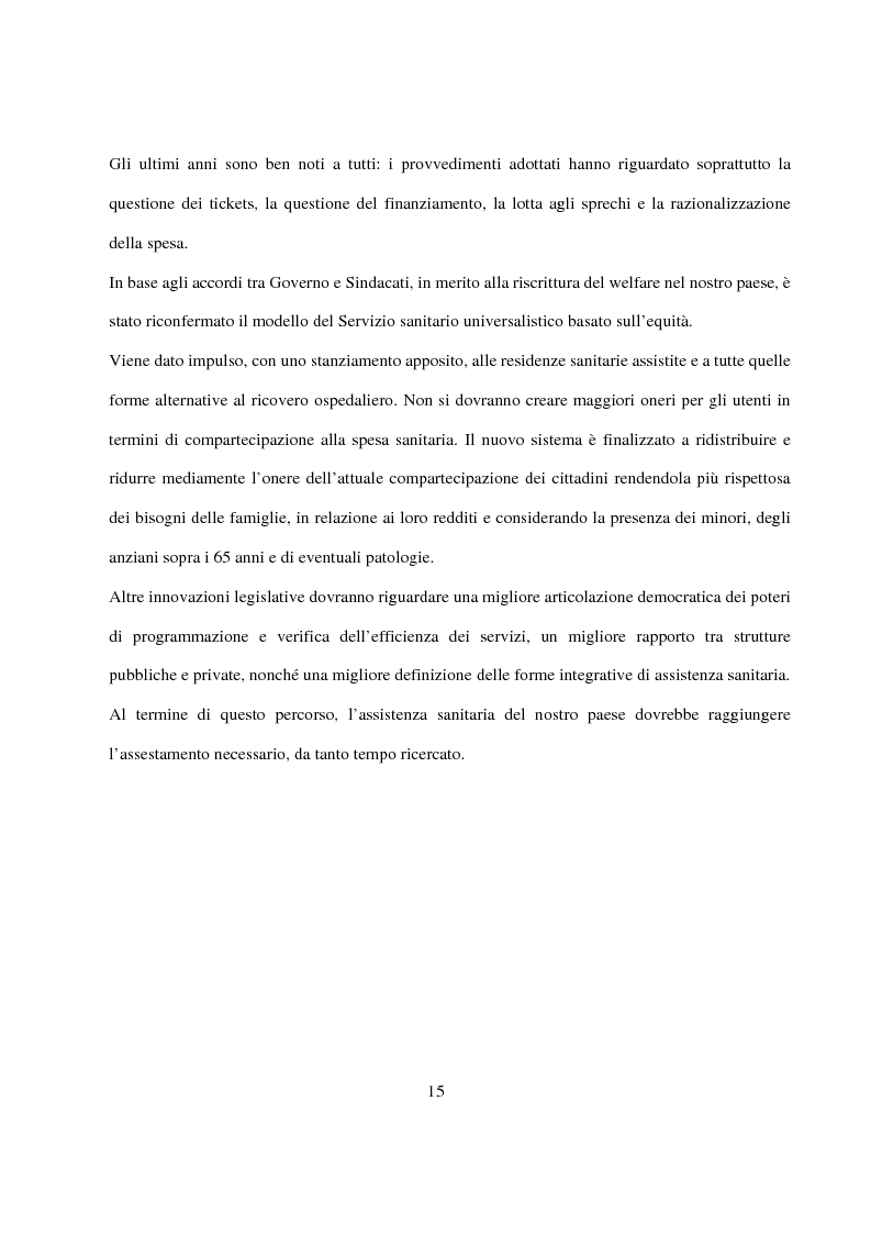 Anteprima della tesi: La Pianificazione Sanitaria in Emilia Romagna: I Piani per la salute e la priorità della sicurezza stradale, Pagina 12
