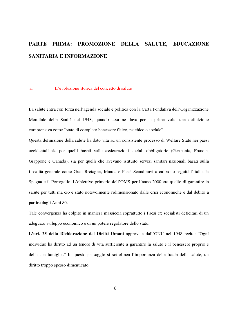 Anteprima della tesi: La Pianificazione Sanitaria in Emilia Romagna: I Piani per la salute e la priorità della sicurezza stradale, Pagina 3