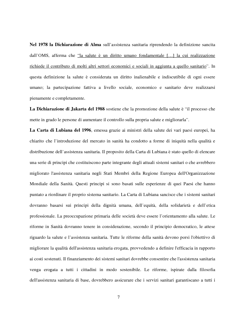 Anteprima della tesi: La Pianificazione Sanitaria in Emilia Romagna: I Piani per la salute e la priorità della sicurezza stradale, Pagina 4