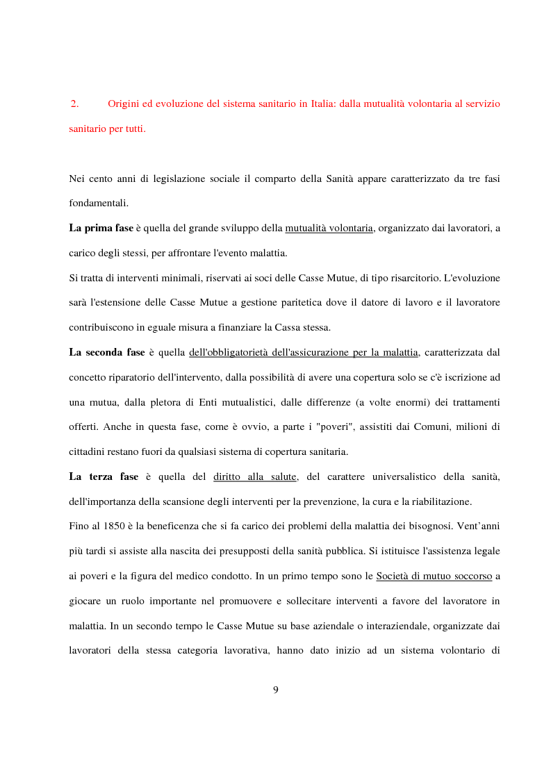 Anteprima della tesi: La Pianificazione Sanitaria in Emilia Romagna: I Piani per la salute e la priorità della sicurezza stradale, Pagina 6