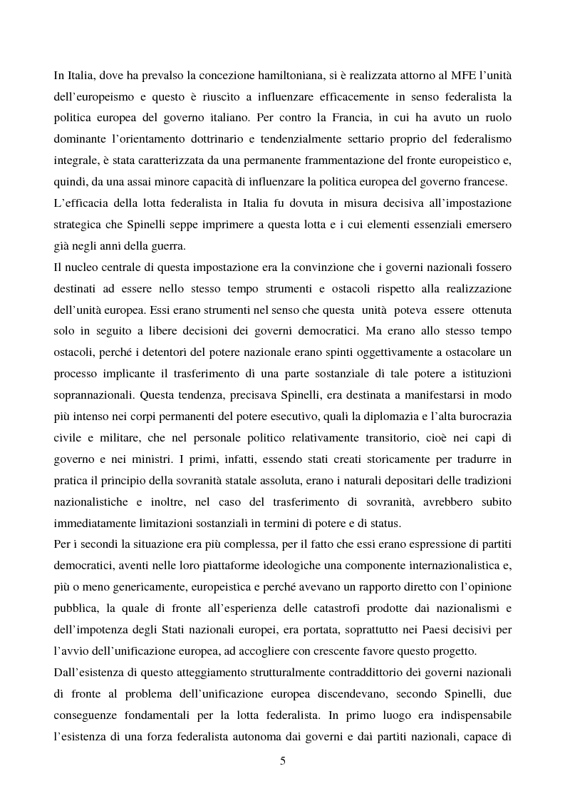 Anteprima della tesi: Il congresso del Popolo Europeo sulle pagine di Europa Federata, Pagina 5