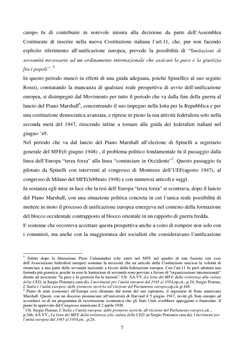 Anteprima della tesi: Il congresso del Popolo Europeo sulle pagine di Europa Federata, Pagina 7