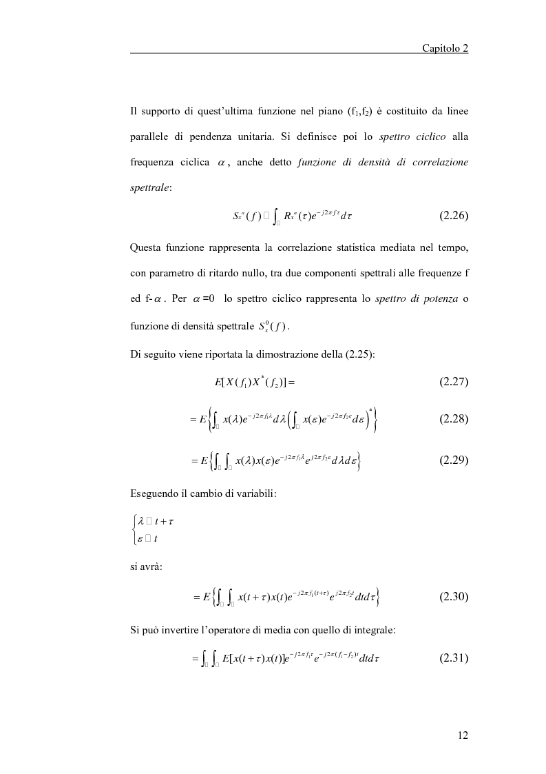 Anteprima della tesi: Filtraggio lineare di segnali ciclostazionari, Pagina 12