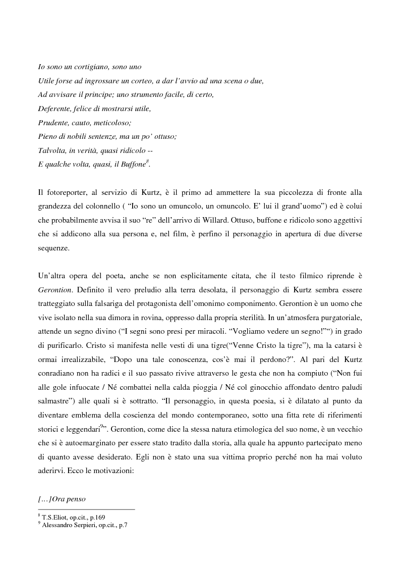 Anteprima della tesi: This is the end... Analisi testuale di Apocalypse Now di F.F.Coppola, Pagina 5