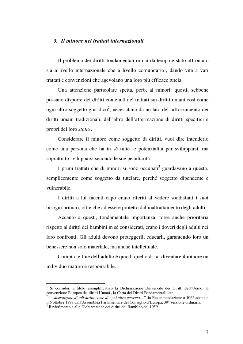 Anteprima della tesi: Il diritto all'ascolto del minore in Unione Europea, Pagina 5