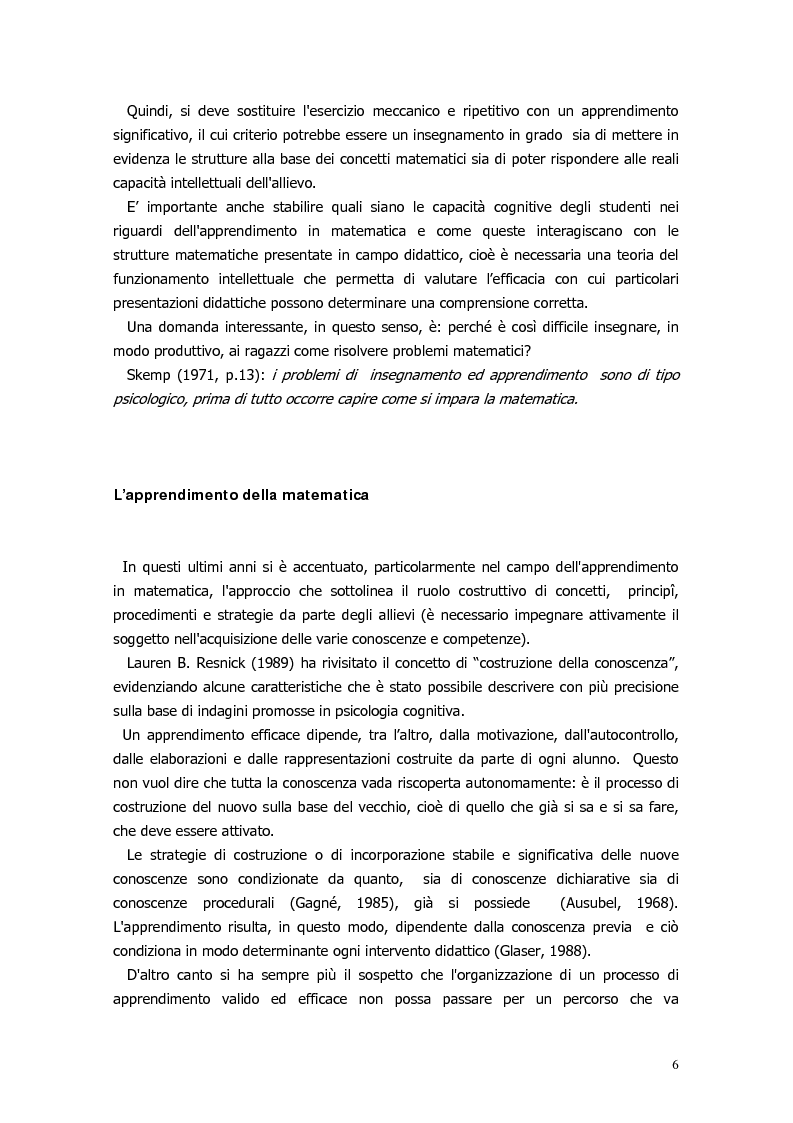 Anteprima della tesi: Il ragionamento matematico nei problemi impossibili, Pagina 5